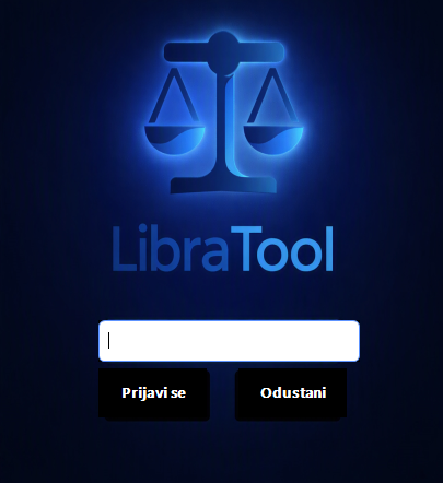 LibraTool PIN Prijava